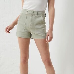 UpWest Green High-Waisted Shorts